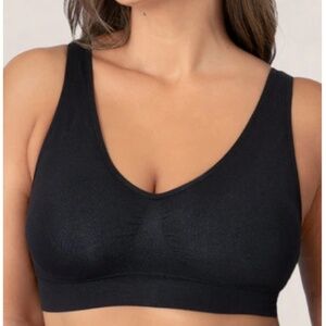 Shapermint Truekind® Everyday Throw-on Wireless Bra Sz 2X Black